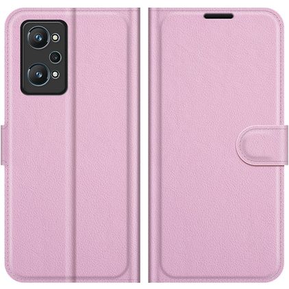 Mobigear Classic Realme GT Neo2 Cover a libro portafoglio - Rosa