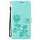Mobigear Roses HONOR 50 Lite Wallet case - Green