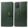 Mobigear Snap Button OPPO A52 Funda tipo libro Cartera - Verde