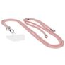 Mobiparts Phonecord Cordón para móvil universal ajustable - Soft Salmon