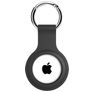 Xccess Keychain Apple AirTag Fodral Flexibel Silikon Nyckelring - Svart