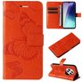 Mobigear Butterfly Xiaomi Redmi 14C Funda tipo libro Cartera - Naranja