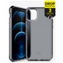 ITSKINS SpectrumClear iPhone 12 Pro TPU flexível Capa traseira Antichoque - Smoke