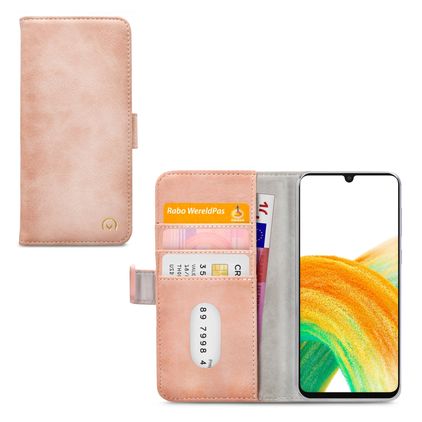 Mobilize Elite Gelly Samsung Galaxy A33 Knížkové pouzdro Peněženka - Soft Pink