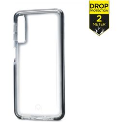 Mobilize Shatterproof Samsung Galaxy A7 (2018) Hårdt Bagsidecover Stødsikkert - Gennemsigtig / Sort