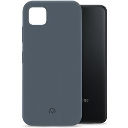Mobilize Rubber Gelly Samsung Galaxy A22 5G Fleksibel TPU Bagsidecover - Matt Blue