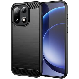 Mobigear Brushed Slim OnePlus 15 TPU flessibile Back cover - Nero