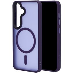 Mobiparts Hardcover Samsung Galaxy S25 MagSafe Hardcase Etui plecki - Satin Purple