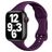 Mobigear Sport Slim Silikoni Apple Watch Ranneke Tappikiinnitys - 42/41/40/38 mm - Violetti