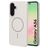 Mobiparts Slim Line Samsung Galaxy A56 MagSafe Hard Case Back cover - Off White