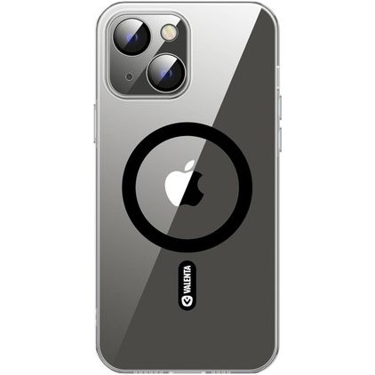 Valenta Trasparente iPhone 14 Plus MagSafe Vetro temperato Back cover - Trasparente