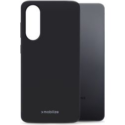Mobilize Rubber Gelly Samsung Galaxy S25 Edge TPU flexible Carcasa - Negro