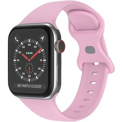 Mobigear Sport Dual Bracelete Silicone Fecho de pino e passador para Apple Watch - 49/46/45/44 mm - Lavanda