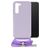 Mobilize Lanyard Gelly Samsung Galaxy S23 Plus TPU flexível Capa com cordão - Pastel Purple
