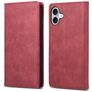 Mobigear Wallet iPhone 16 Plus Cover a libro portafoglio - Rosso