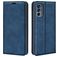 Mobigear Retro Slim Motorola Moto G62 Wallet case - Dark Blue