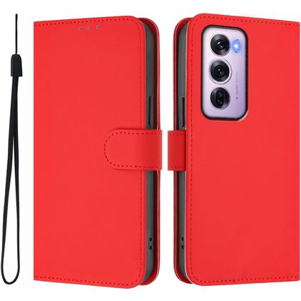 Mobigear Urban Wallet OPPO Reno 12 Pro Funda tipo libro Cartera - Rojo