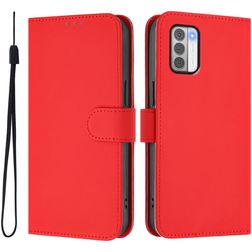 Mobigear Urban Wallet Nokia G42 Pungetui med Seddelrum - Rød