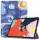 Mobigear Tri-Fold iPad Air 4 (2020) Wallet case - The Starry Night
