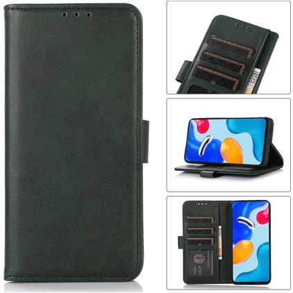 Mobigear Wallet iPhone 16 Pro Capa livro Carteira - Verde