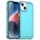Mobigear Crystal iPhone 15 TPU flexível Capa traseira - Azul