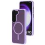 Mobiparts Hardcover Samsung Galaxy S23 MagSafe Hard Case Back cover - Satin Lila