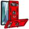 Mobigear Armor Ring Google Pixel 7 Pro Funda Plástico rígido Carcasa Antigolpes con anillo - Rojo