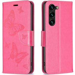 Mobigear Butterfly Samsung Galaxy S24 Plus Wallet case - Red