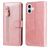 Mobigear Zipper iPhone 17 Plånboksfodral med sedelfack - Roséguld