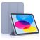 Mobigear Tri-Fold Gel iPad 10 (2022) TPU / Cuero sintético Funda tipo libro - Azul