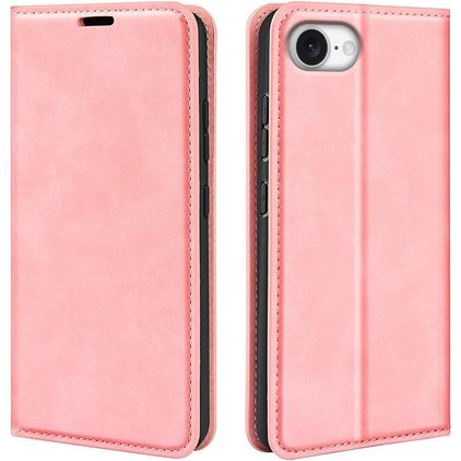 Mobigear Retro Slim iPhone 17e Funda tipo libro Cartera - Rosa