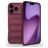 Mobigear Bumpy iPhone 17 Pro Max Fleksibel TPU Bagsidecover - Wine Red