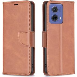 Mobigear Excellent Motorola Moto G85 Funda tipo libro Cartera - Marrón