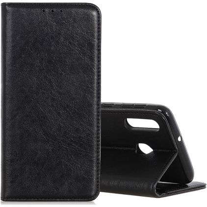 Mobigear Classic Elegance Samsung Galaxy A40 Wallet case - Black