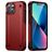 Mobigear Slim Armor iPhone 14 Plus Hårdt Bagsidecover Stødsikkert - Rød