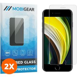 Mobigear iPhone 8 Vidro temperado Película de ecrã - Compatível com capas (Pack de 2)