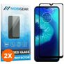 Mobigear Premium Motorola Moto G8 Power Lite Cristal templado Protector de pantalla - Compatible con fundas - Negro (pack de 2)