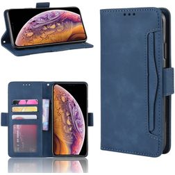 Mobigear Slide Wallet iPhone 11 Pro Max Plånboksfodral med sedelfack - Blå