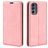 Mobigear Retro Slim Motorola Moto G62 Funda tipo libro Cartera - Rosa