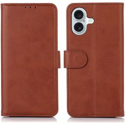 Mobigear Wallet iPhone 17 Cover a libro portafoglio - Marrone