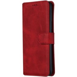 Mobigear Wallet Motorola Moto G8 Plus Lompakkokotelo + Setelitasku - Punainen