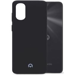 Mobilize Rubber Gelly Motorola Moto G22 Flexibel TPU Skal - Matt Black