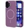 Mobiparts Slim Line iPhone 16 MagSafe Hardcase Back cover - Imperial Purple