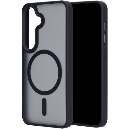 Mobiparts Hardcover Samsung Galaxy S25 MagSafe Hardcase Back cover - Satin Black