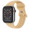 Mobigear Sport Dual Pasek Silikon do Apple Watch Zapięcie na bolczyk - 49/46/45/44 mm - Beżowy
