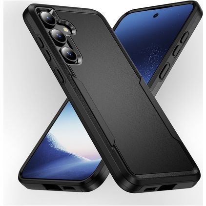 Mobigear Heavy Armor Samsung Galaxy S24 Plus Fodral Hårdplast Skal Stötsäkert - Svart