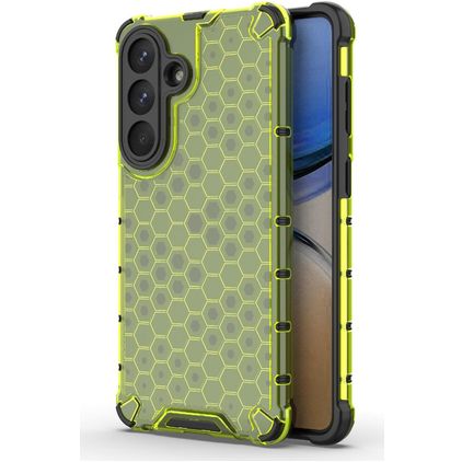 Mobigear Honeycomb Samsung Galaxy S26 Plus Plástico rígido Capa traseira Antichoque - Verde