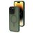 Mobiparts Hardcover iPhone 14 Pro Max MagSafe Plástico rígido Capa traseira - Satin Green