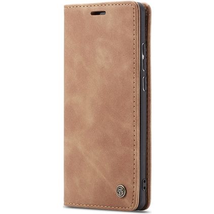 CaseMe 013 POCO F2 Pro Cover a libro portafoglio - Marrone