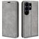 Mobigear Retro Slim Samsung Galaxy S26 Ultra Funda tipo libro Cartera - Gris